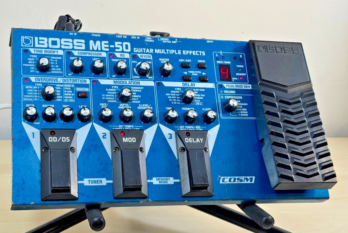 Boss ME-50 Guitar Effects Pedal Multi Effects Pedal - *Please Read Description*