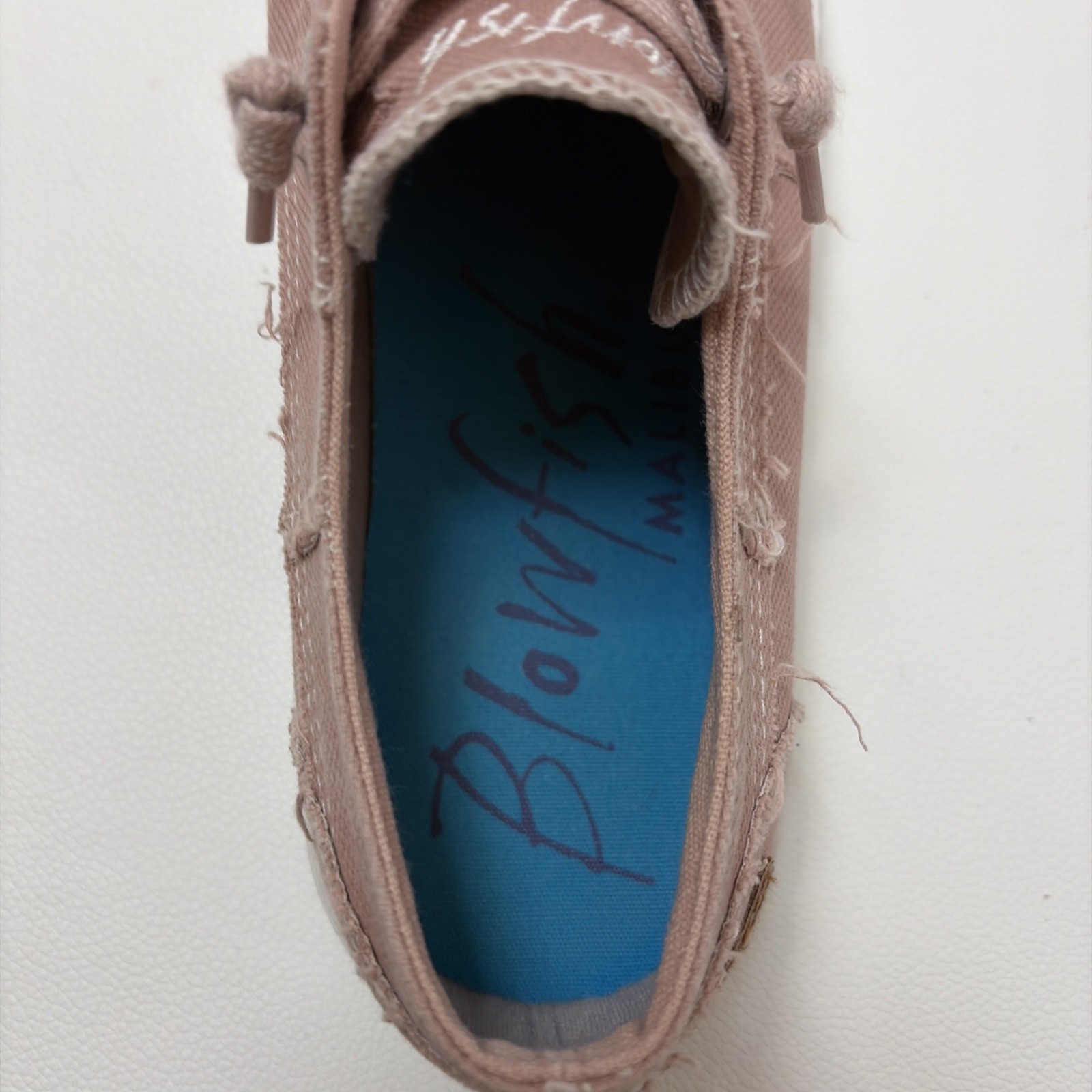 Blowfish Maxie Women's Shoes Size 9 Dirty Pink Smoked Canvas W/Box