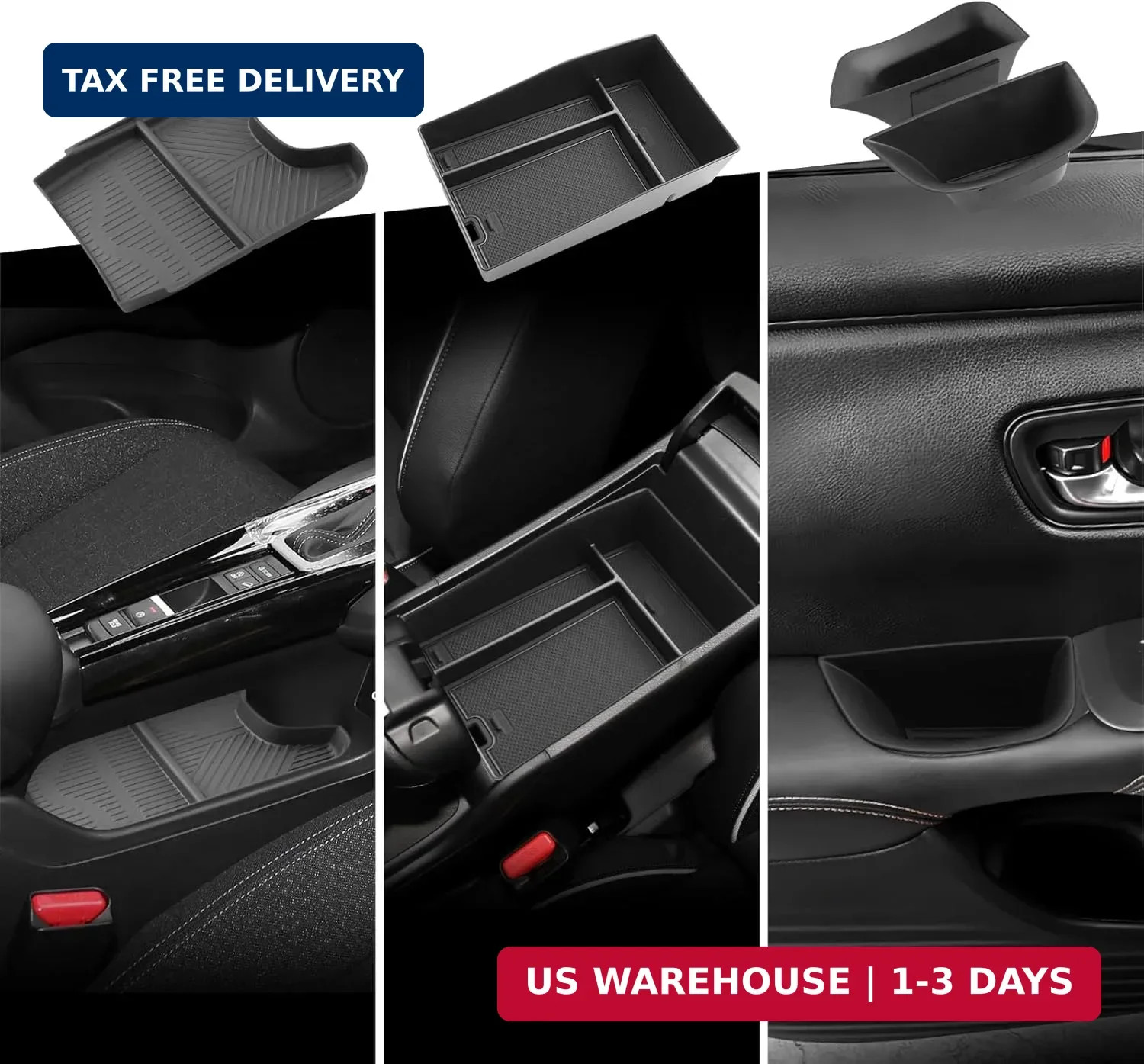 CDEFG 4PCS for Honda HR-V 2023-2025 2026 Accessories Center Console Organizer Tr