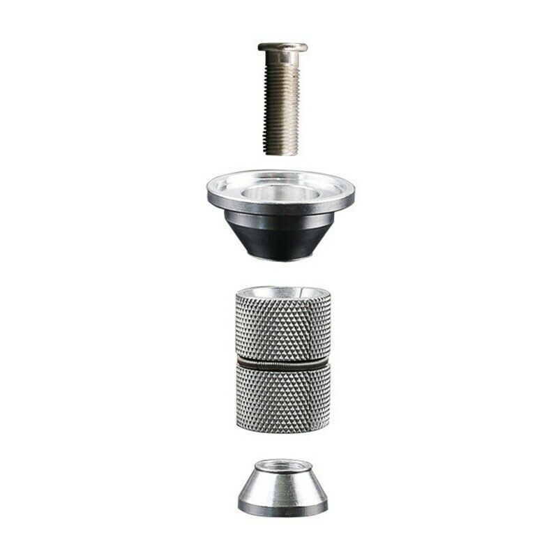 BMX Headset 1-1/8" Threadless Carbon/Aluminum DH Stem Expander Top Cap Fork Part