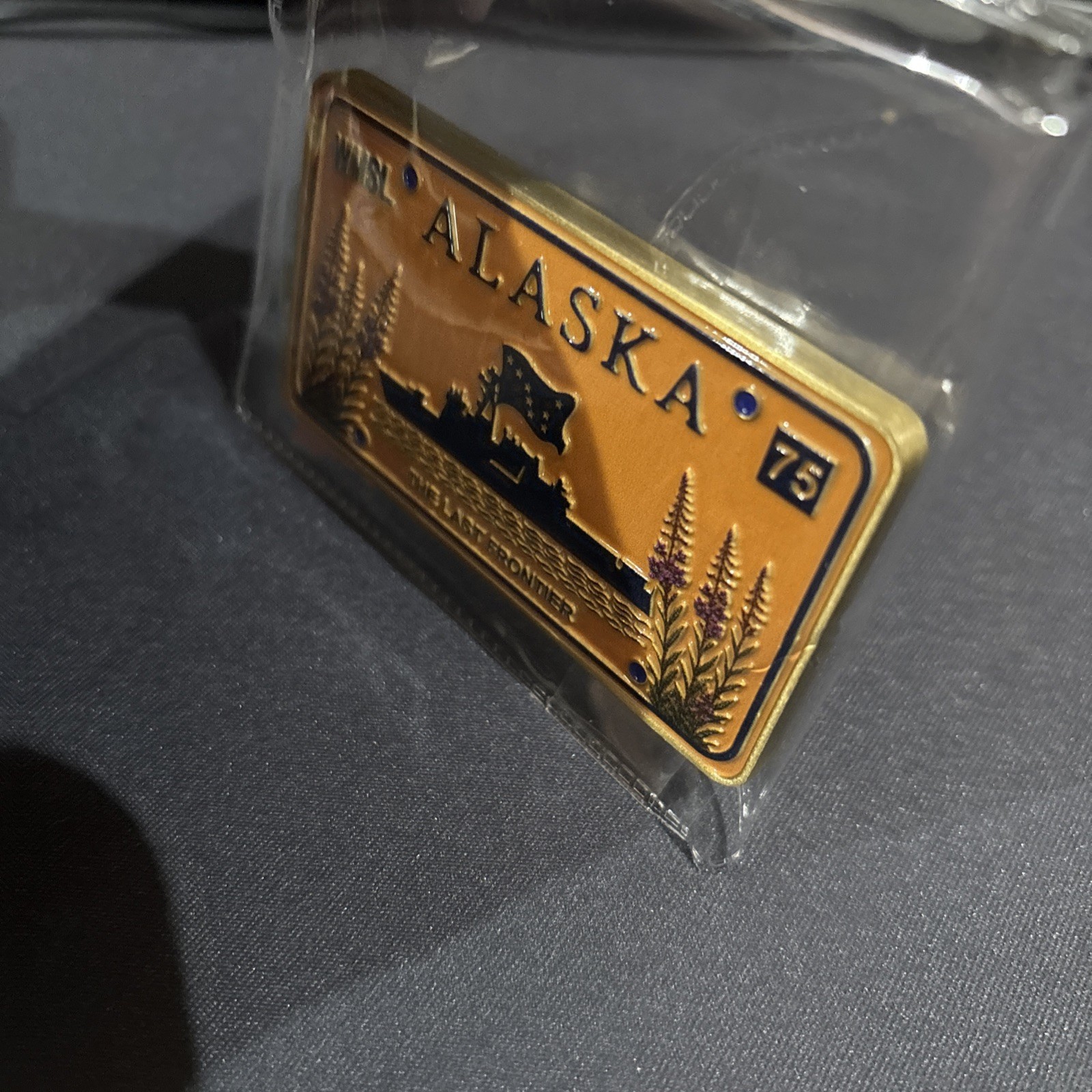 USCGC WMSL Alaska plate challenge coin
