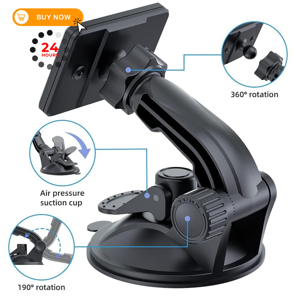 OHLPRO Dashboard Magnetic Tablet Holder for Car, Fit tablets, Black