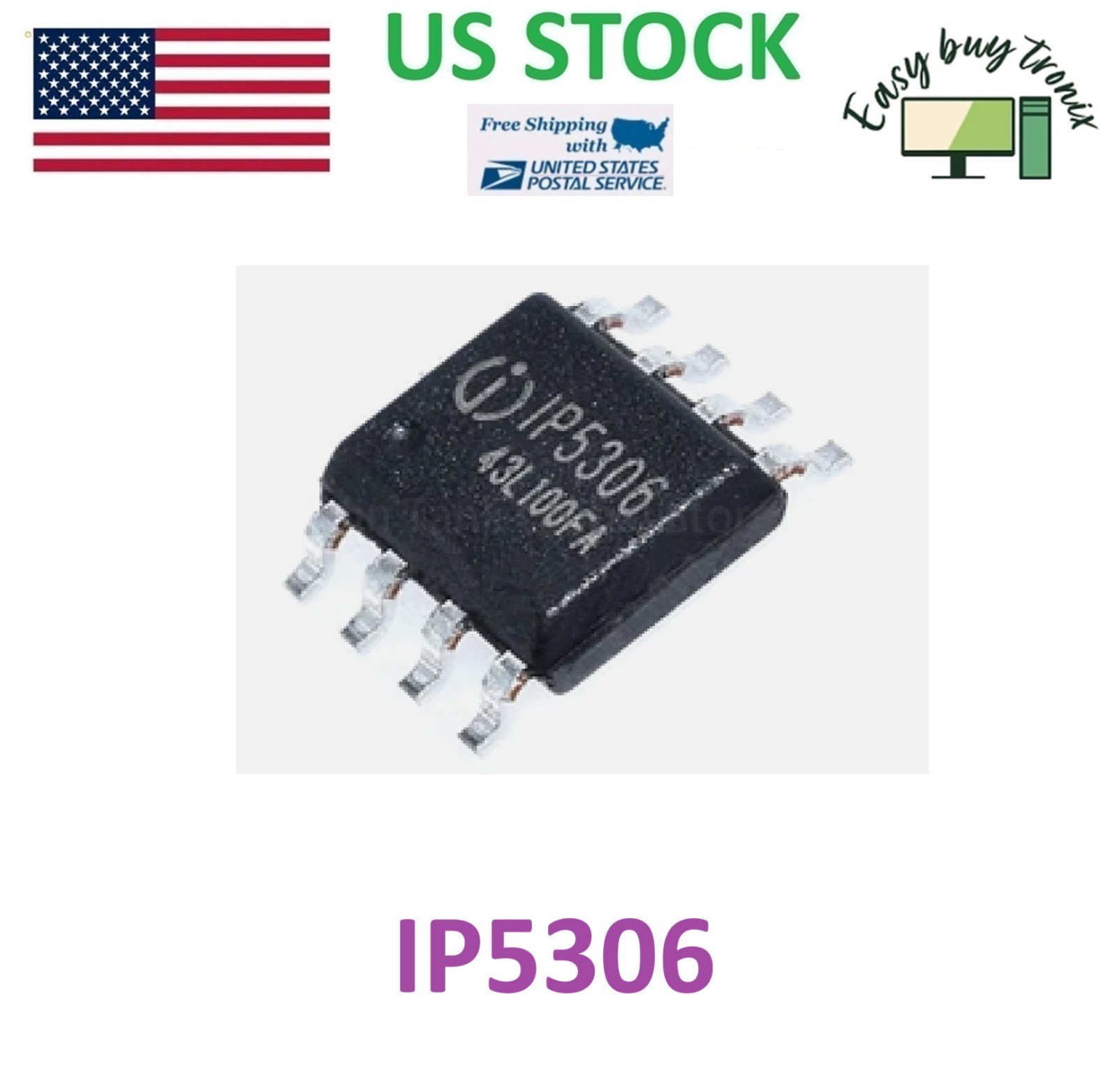 5 pcs IP5306 SOP-8 IP 5306 IC CHIP