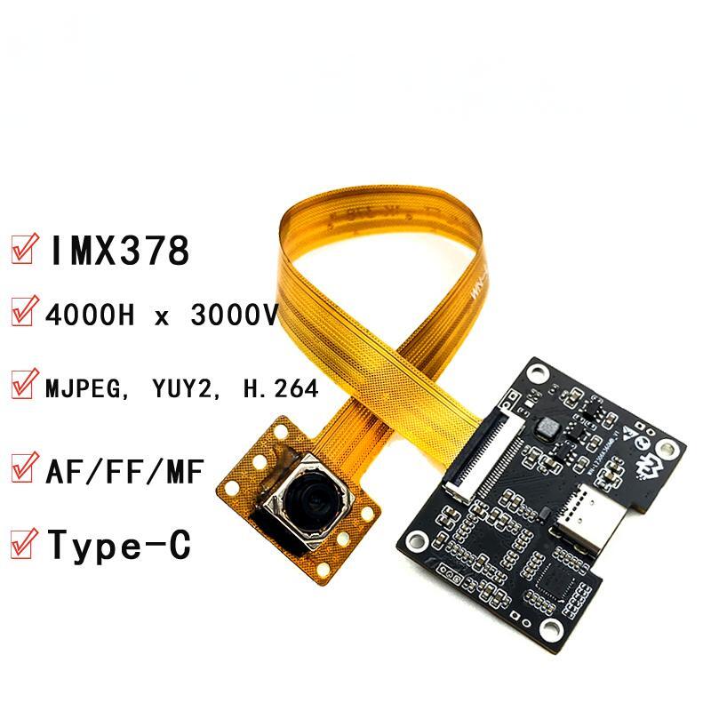 IMX378 USB 3.0 12MP 4K Camera Module Auto Focus Face Recognition Camera Module