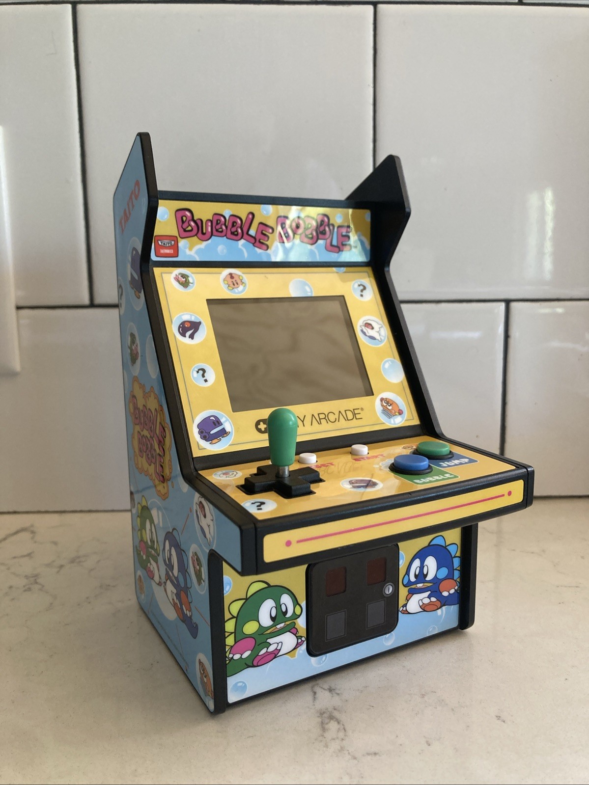 WB My Arcade DGUNL-3241 Bubble Bobble Micro Player Retro Arcade Machine - 6.75"