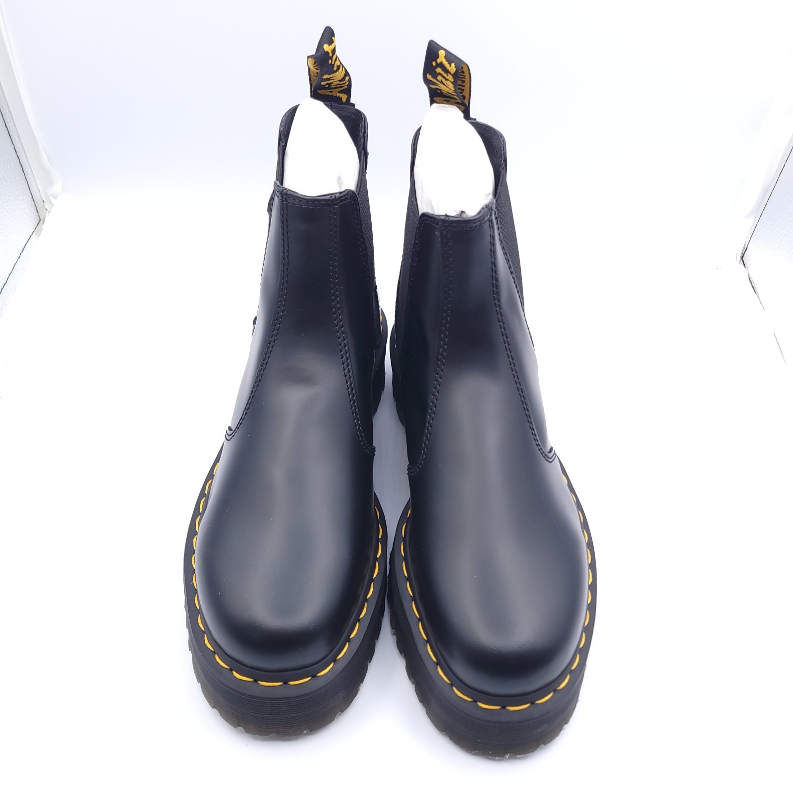Dr. Martens 2976 Quad Retro Chelsea Boots Mens 10 Womens 11 Black Classic Style