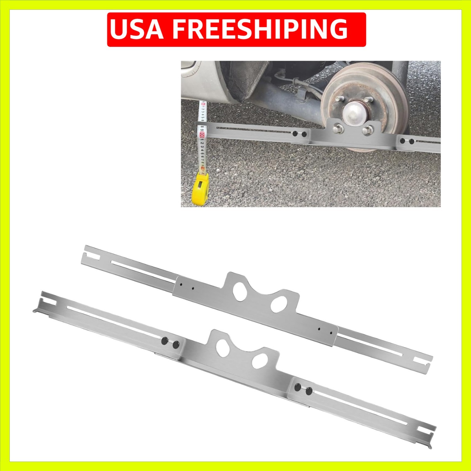 2PCS Wheel Alignment Tool, , Front End Alignment Tool for Car, SUV, and Vehic...