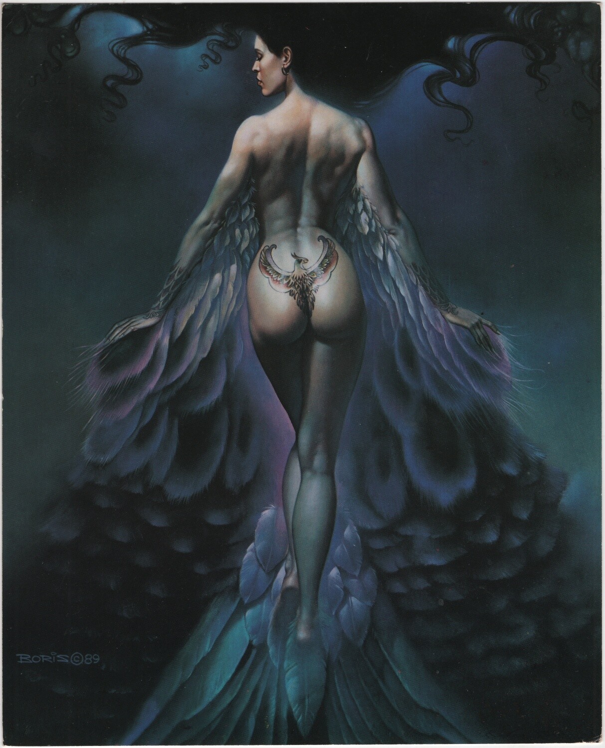 Boris Vallejo Angel Special Edition Art Poster Card 1992 Kalan Inc #302497