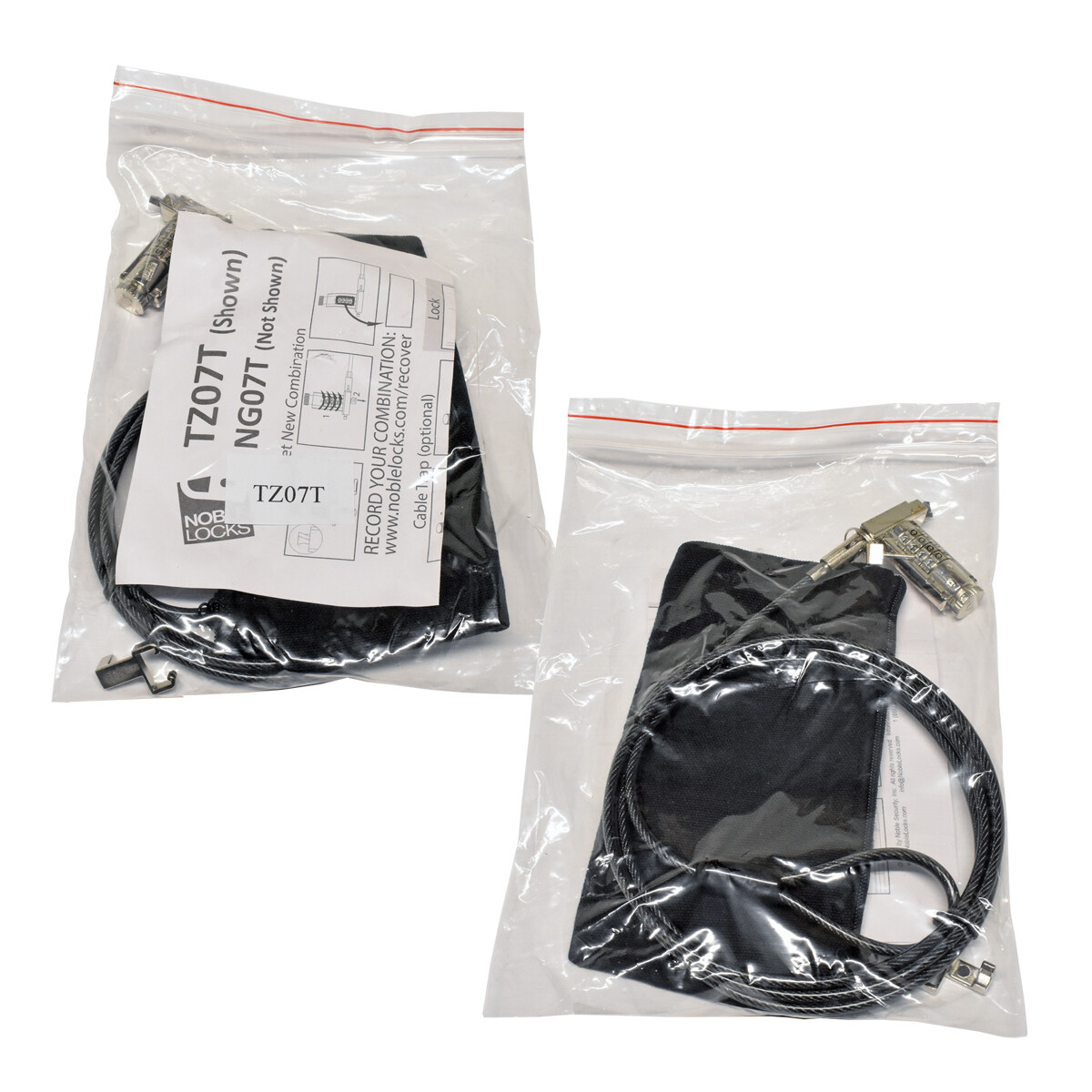 Dell Noble Locks Resettable Combination Wedge Lock TZ07T!! New, original packaging!!