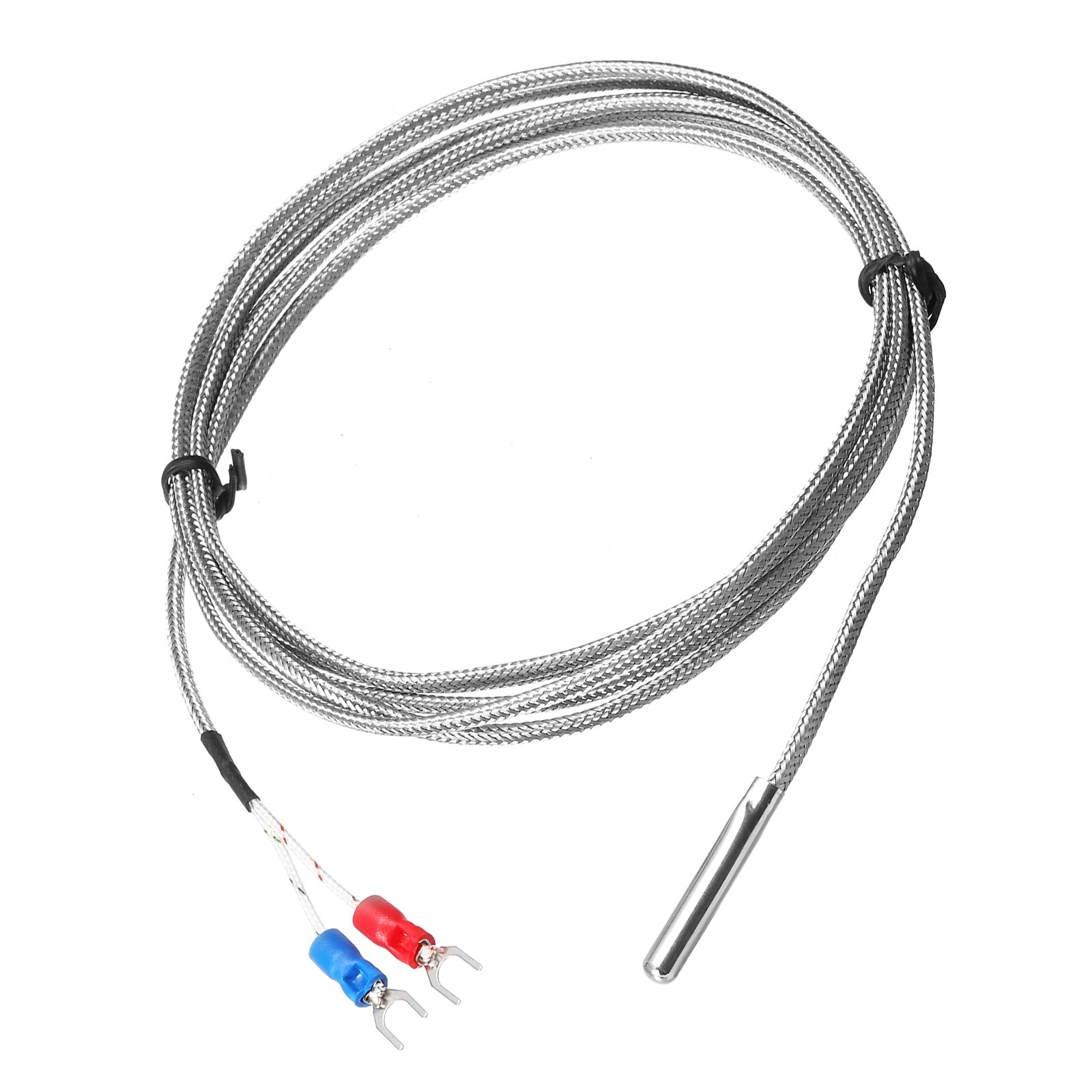 E Type Thermocouple Temperature Sensor Probe 4x30mm 6.6ft Wire 0 - 600°C