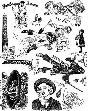 Unmounted Rubber Stamp Plate, Unmounted/Uncut Pink Rubber Stamps