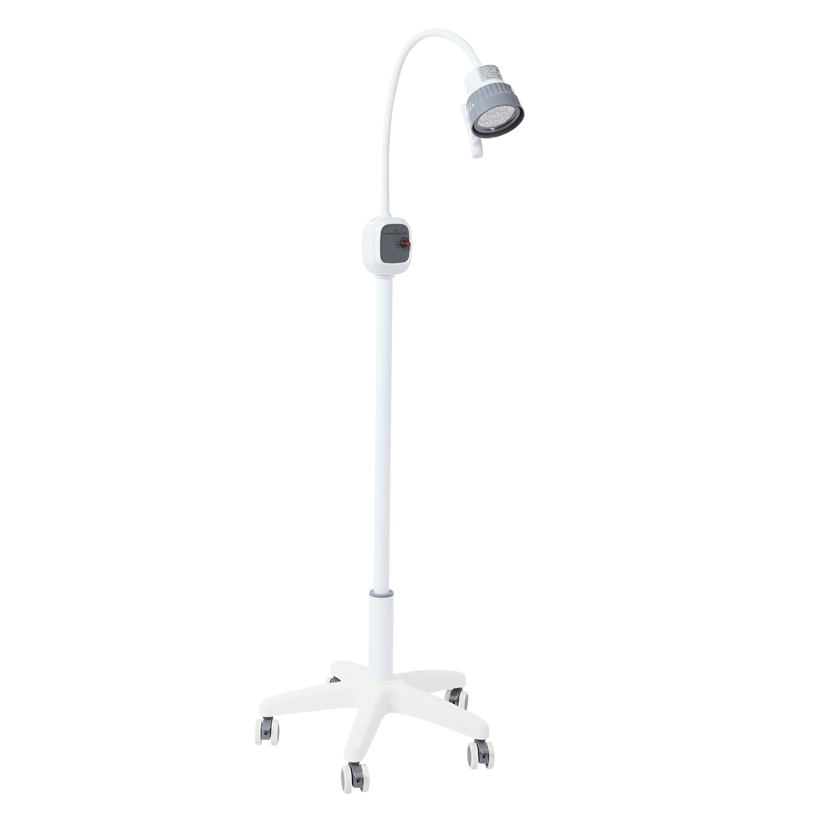 12W Dimmable LED Examination Lamp with Wheels for Surgical Use