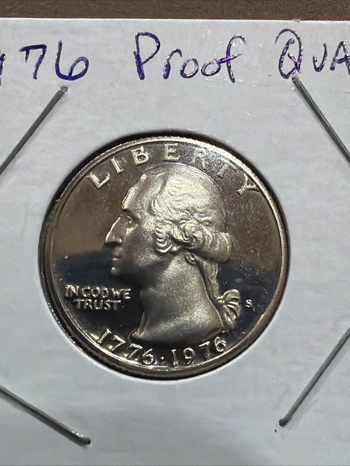 1976-S 25C Clad (Proof) Washington Quarter