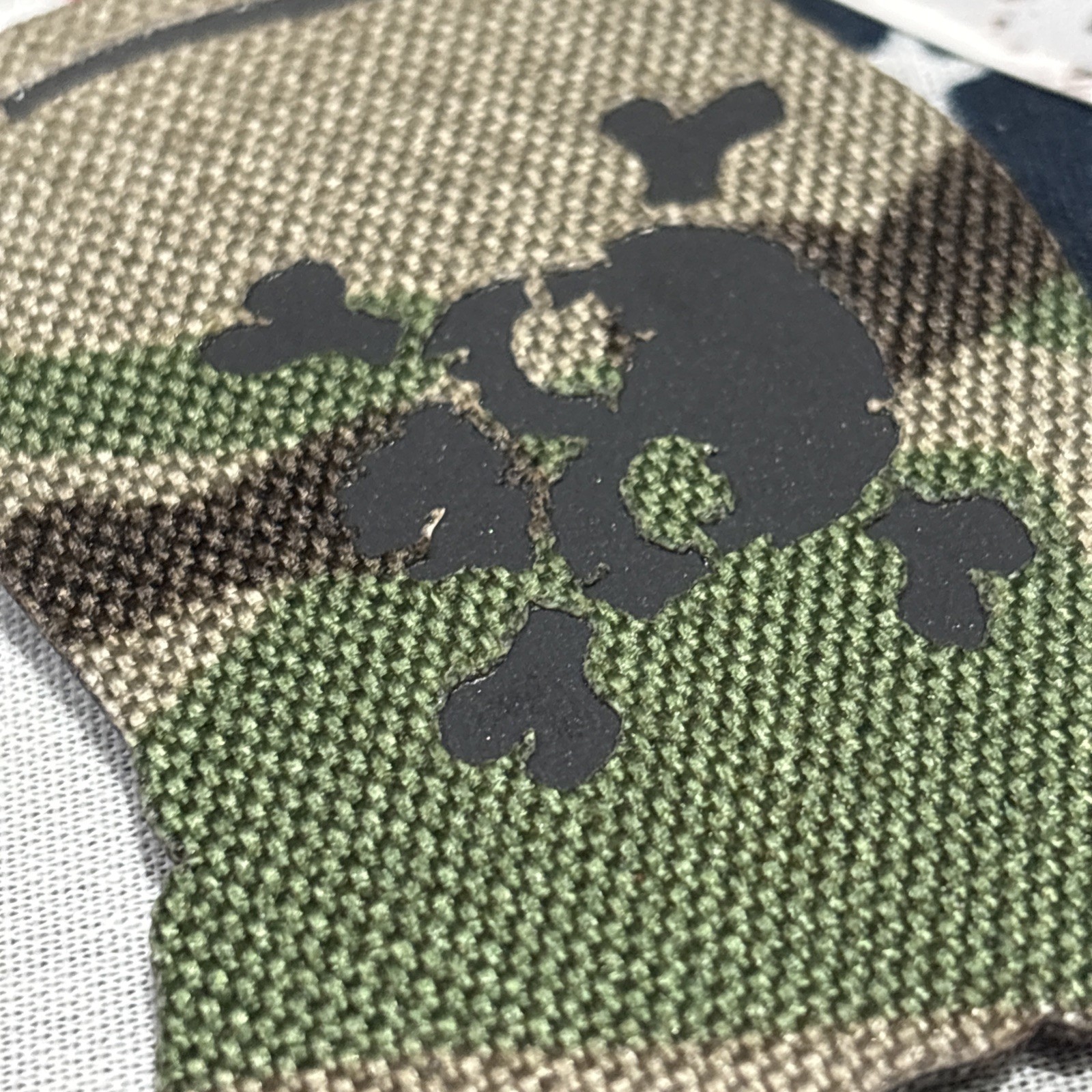 Pirate Flag IR Reflective Multicam Tactical Hook Loop Patch High Quality ~2x3”