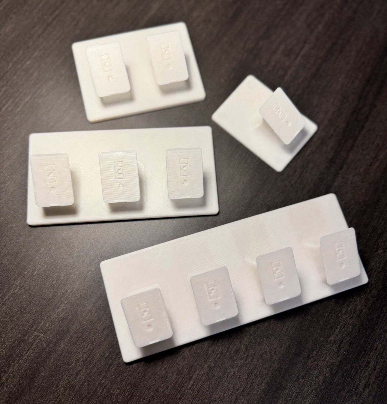 Remote Stands for Lutron Caseta Pico Remote - Pedestals Holders Mounts - White