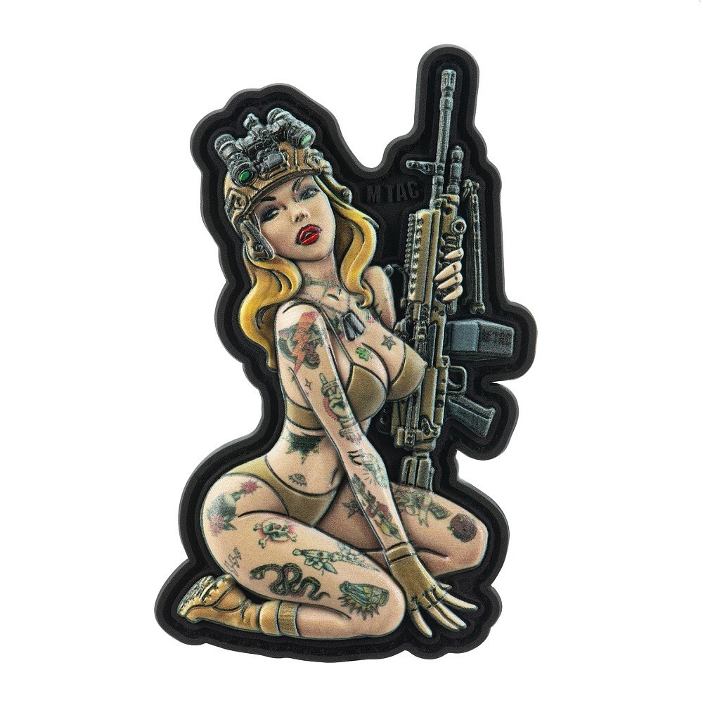 Ukraine Military Army patch "TACTICAL GIRL" war in Ukraine