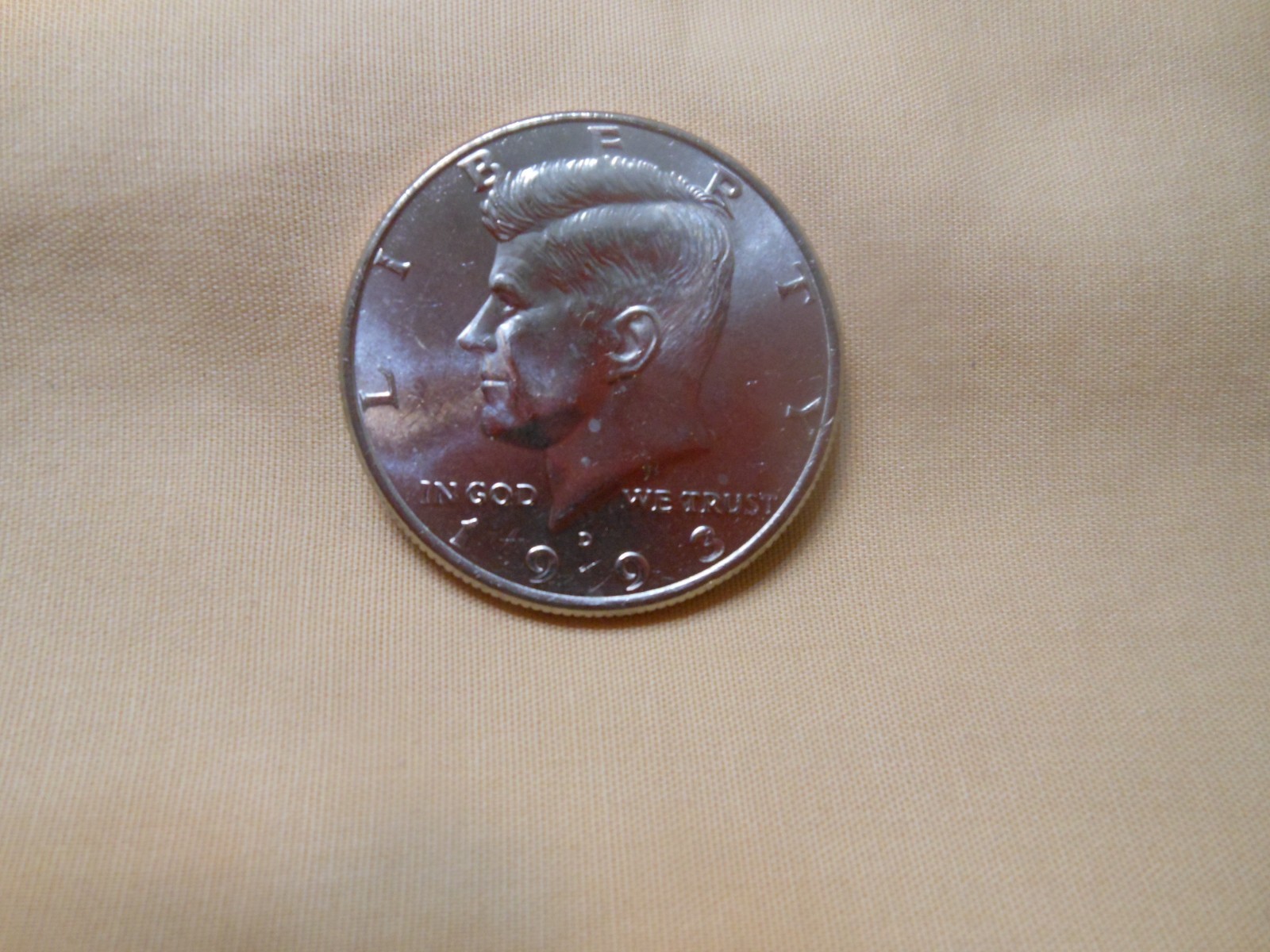 1993 D Kennedy Half Dollar F/ A BU Bank Roll of Kennedy Half Dollars. Nice Coin!