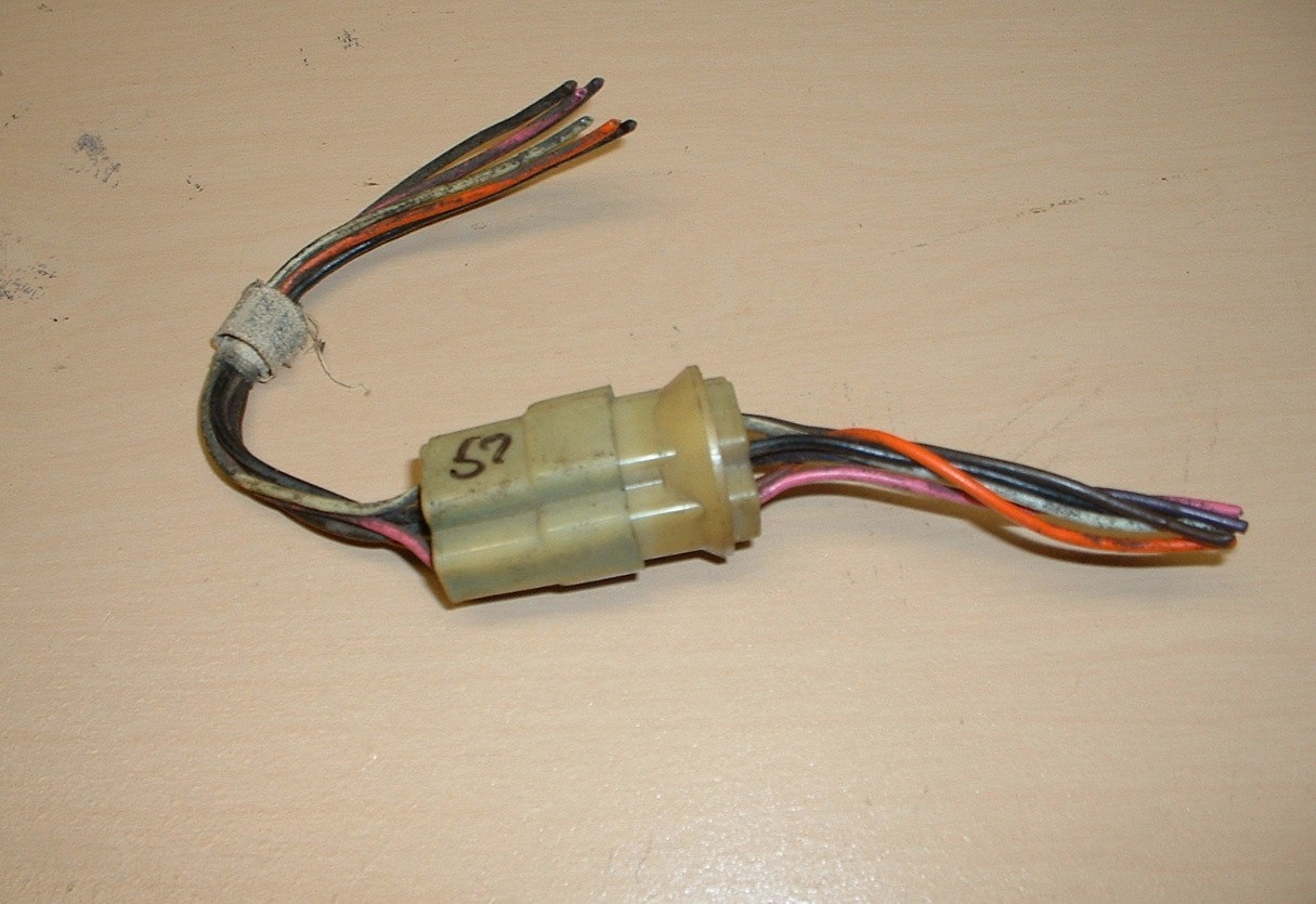 1957 Chevy Under Dash Wire Harness to Taillight Harness Connector Plug Pigtail