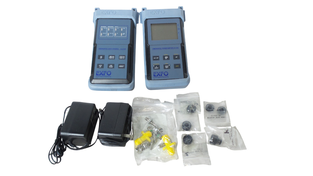 EXFO FOT-90A, FLS-210B Fiberoptic Power Meter Optical Power Test-Free Shipping