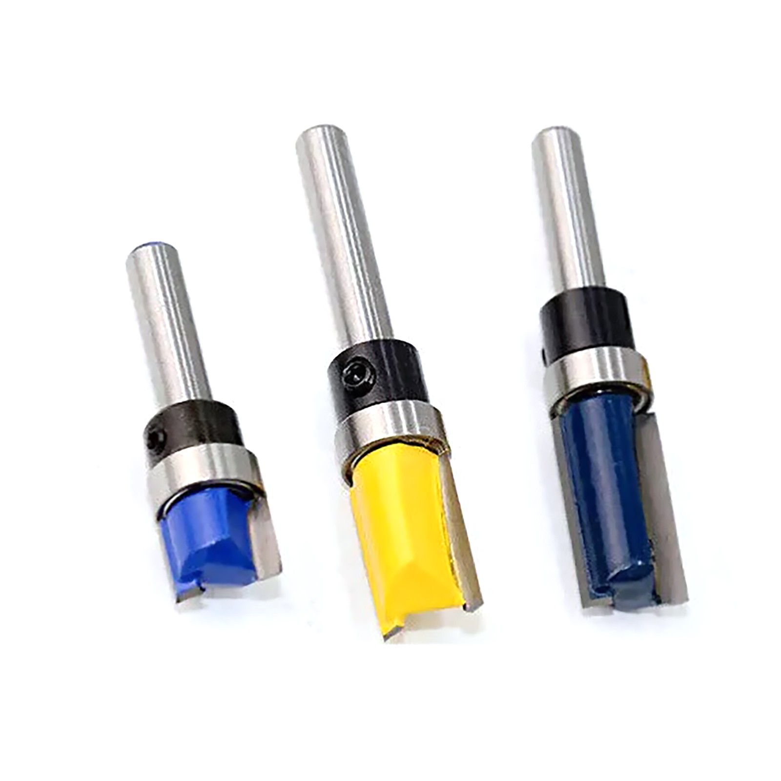 Heavy Duty 3 Piece Router Bit Template Cutter Set for Wood Hardwood Woodwork