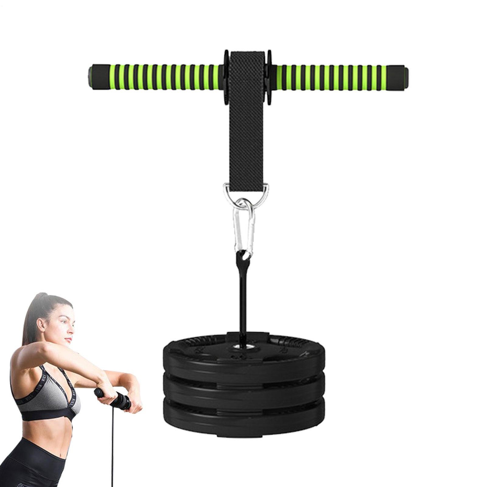 Forearm Wrist Roller Arm Strengthener Hand Gripper Forearm Gym Exerciser Roller