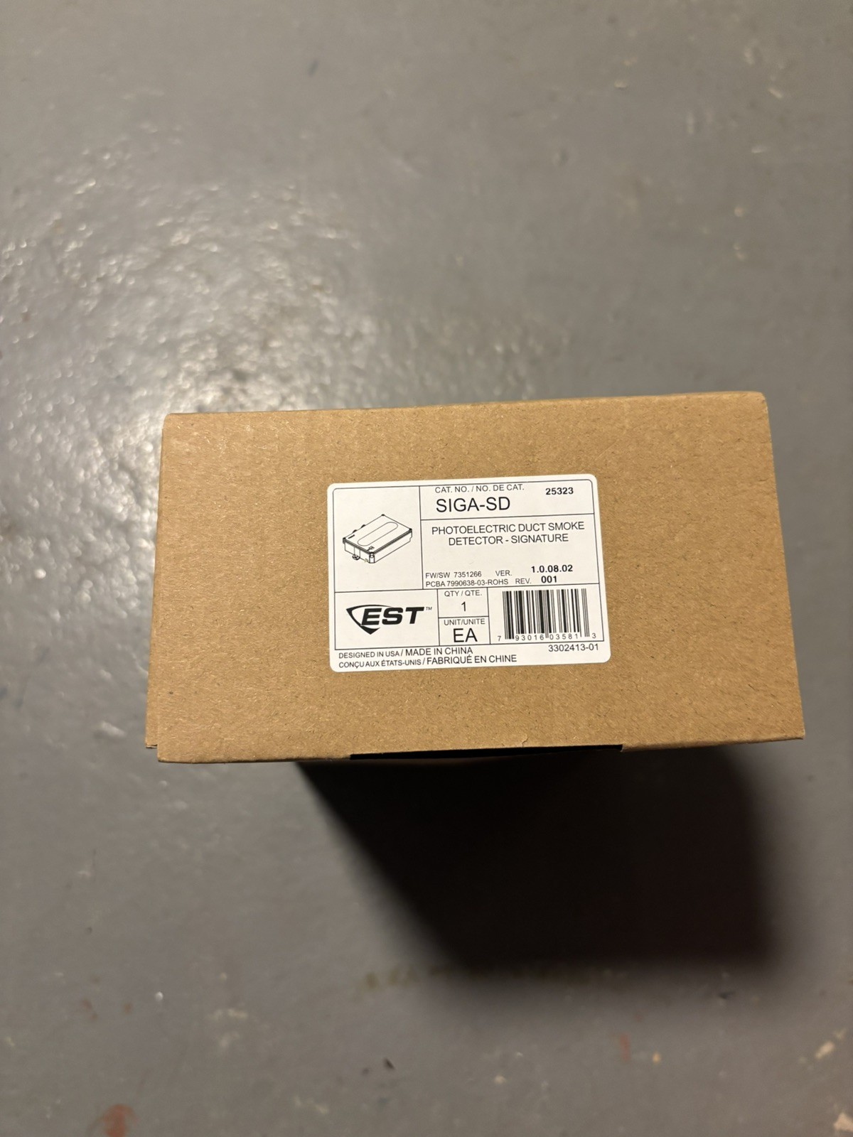 EDWARDS SIGA-SD PHOTOELECTRIC DUCT SMOKE DETECTOR BRAND NEW -FREE SHIP