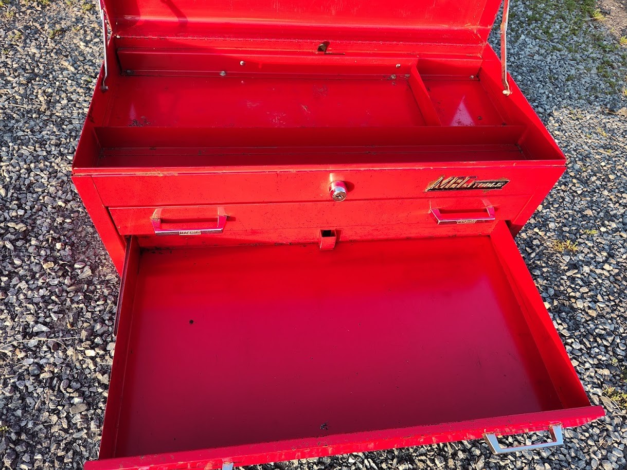 Rare Vintage MAC Tools top box - 3 drawer chest