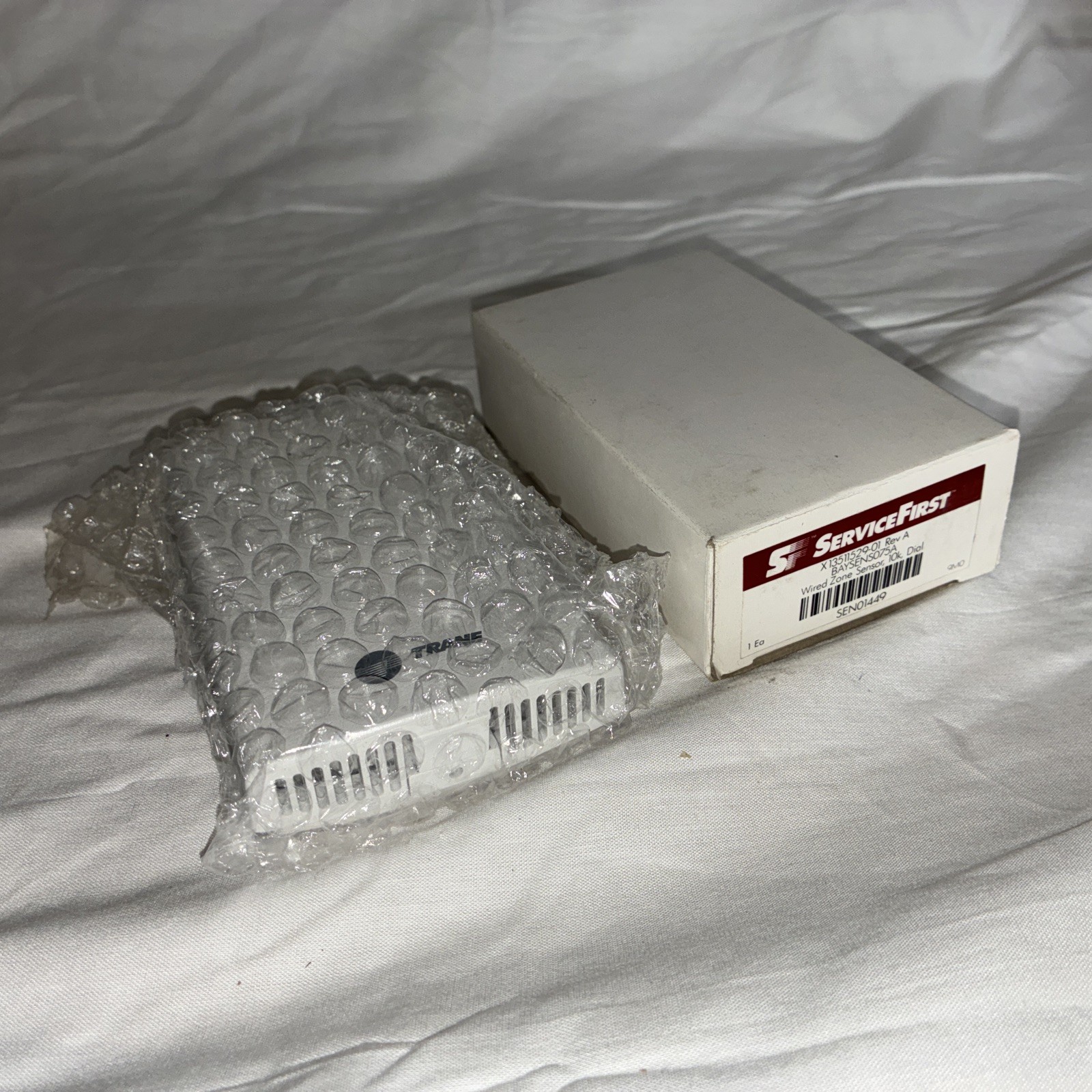 TRANE Wired Zone Sensor, 10k, Dial SEN01449