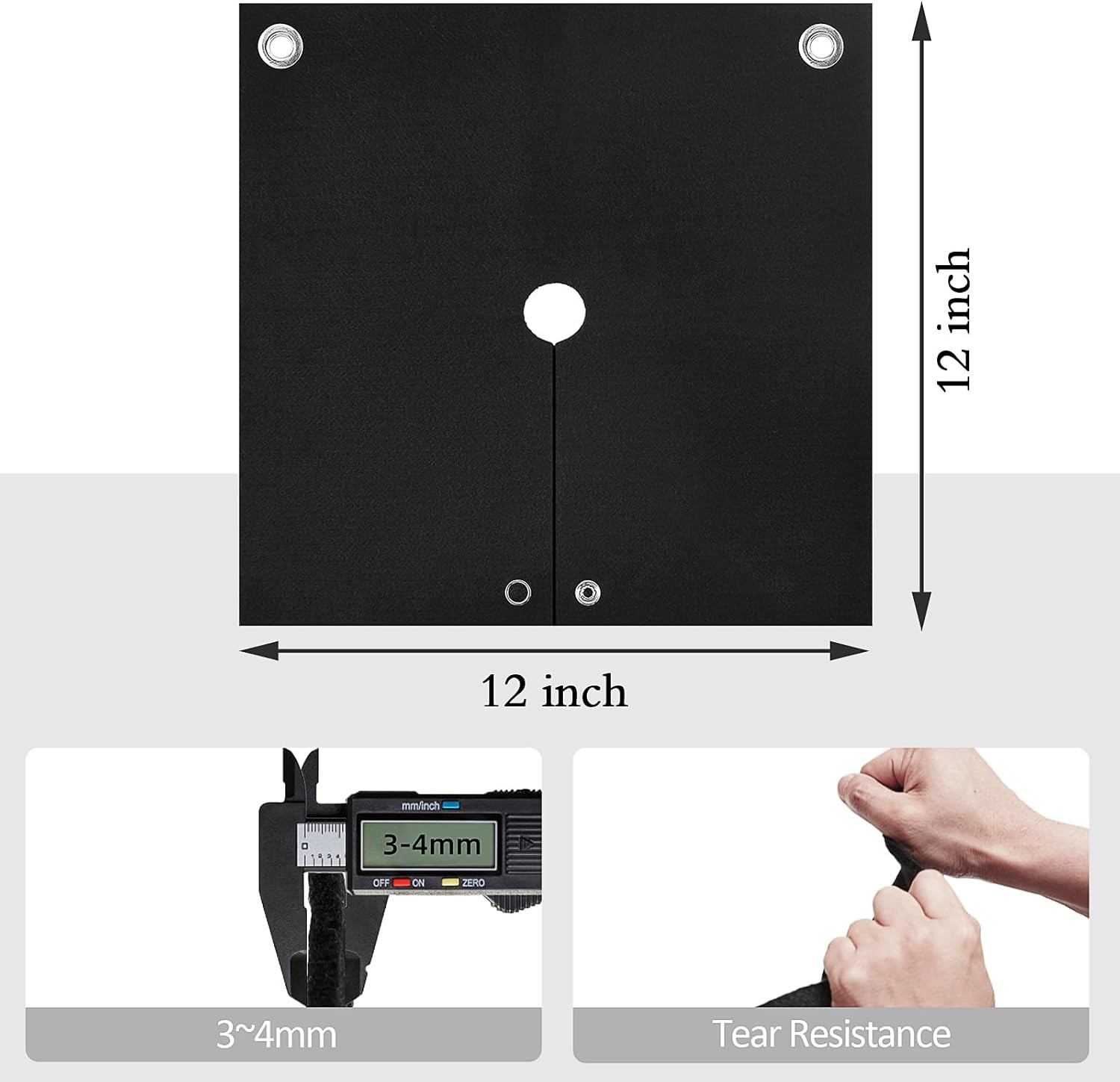 Welding Blanket Fireproof, Opening Shape Welding Mat, Heat Resistant Solder Blan