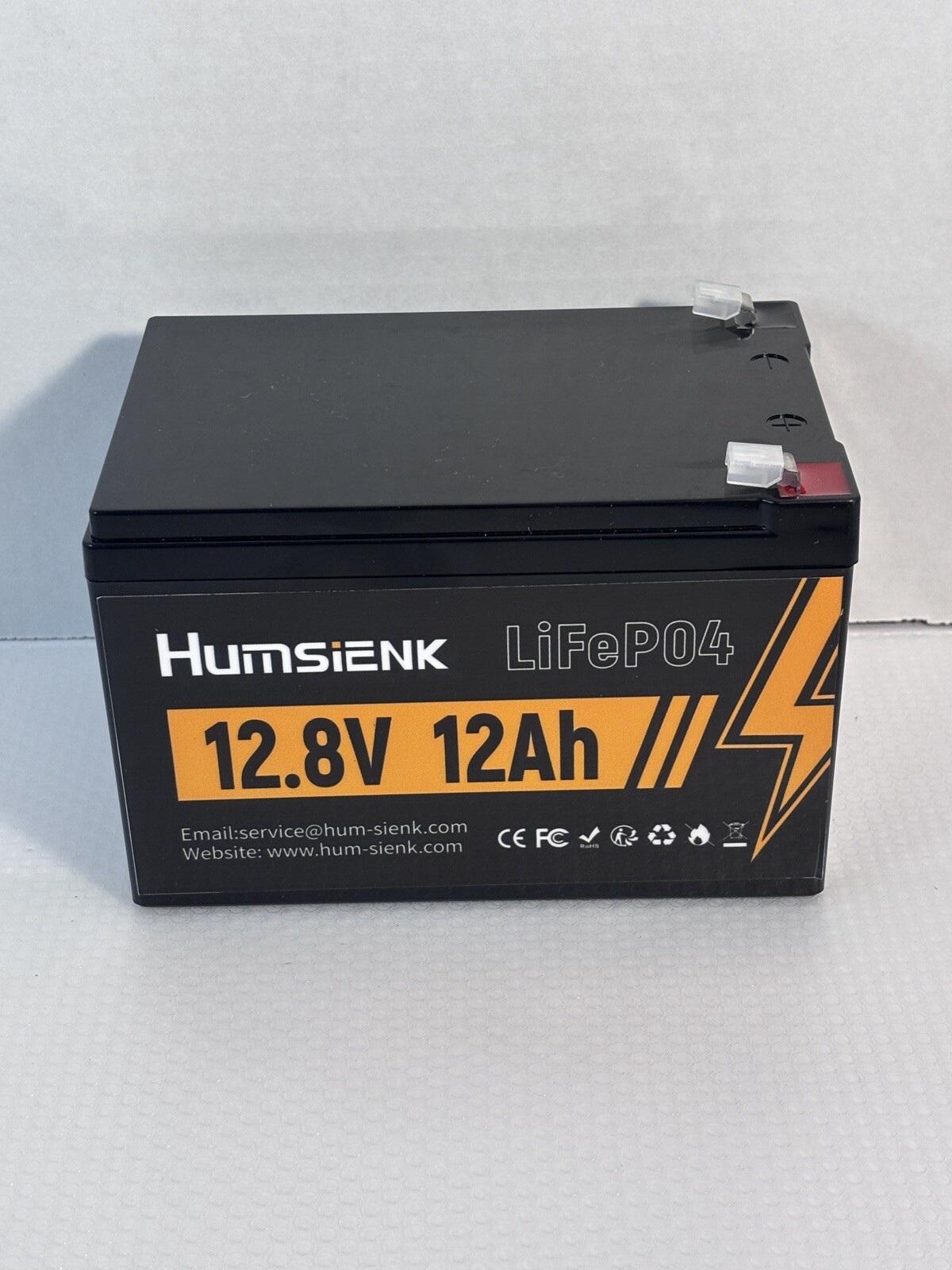 Humsienk 12.8V 12ah LiFePO4 Lithium Battery