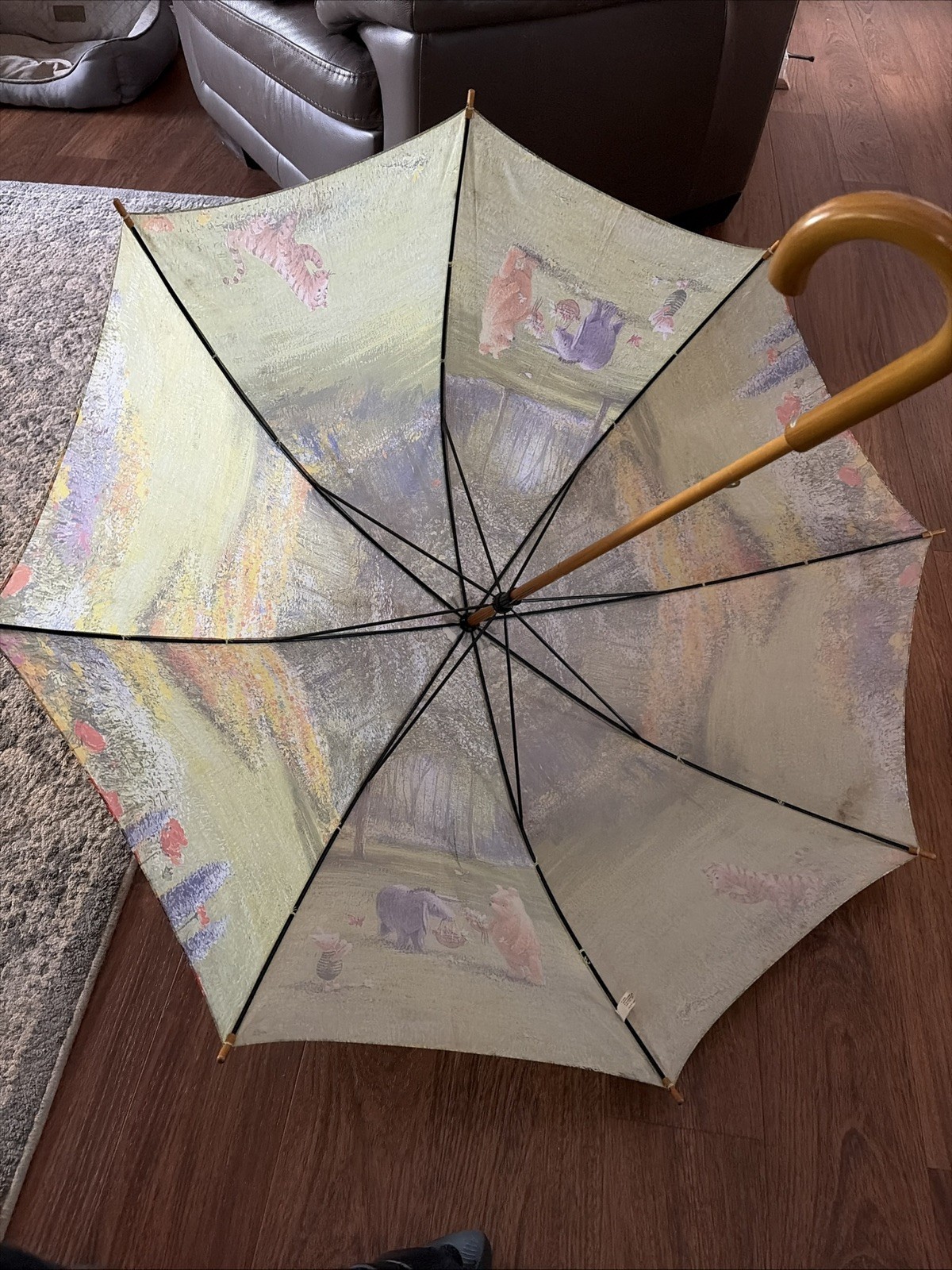 Vintage (1992) Disney Winnie the Pooh Full Size 41" Umbrella