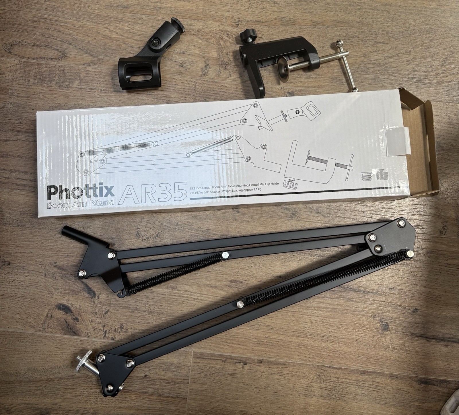 Phottix Boom Arm Stand AR35 OPEN BOX