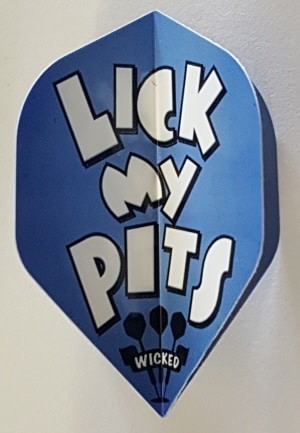 Heavy Duty Lick My Pits Standard Dart Flights