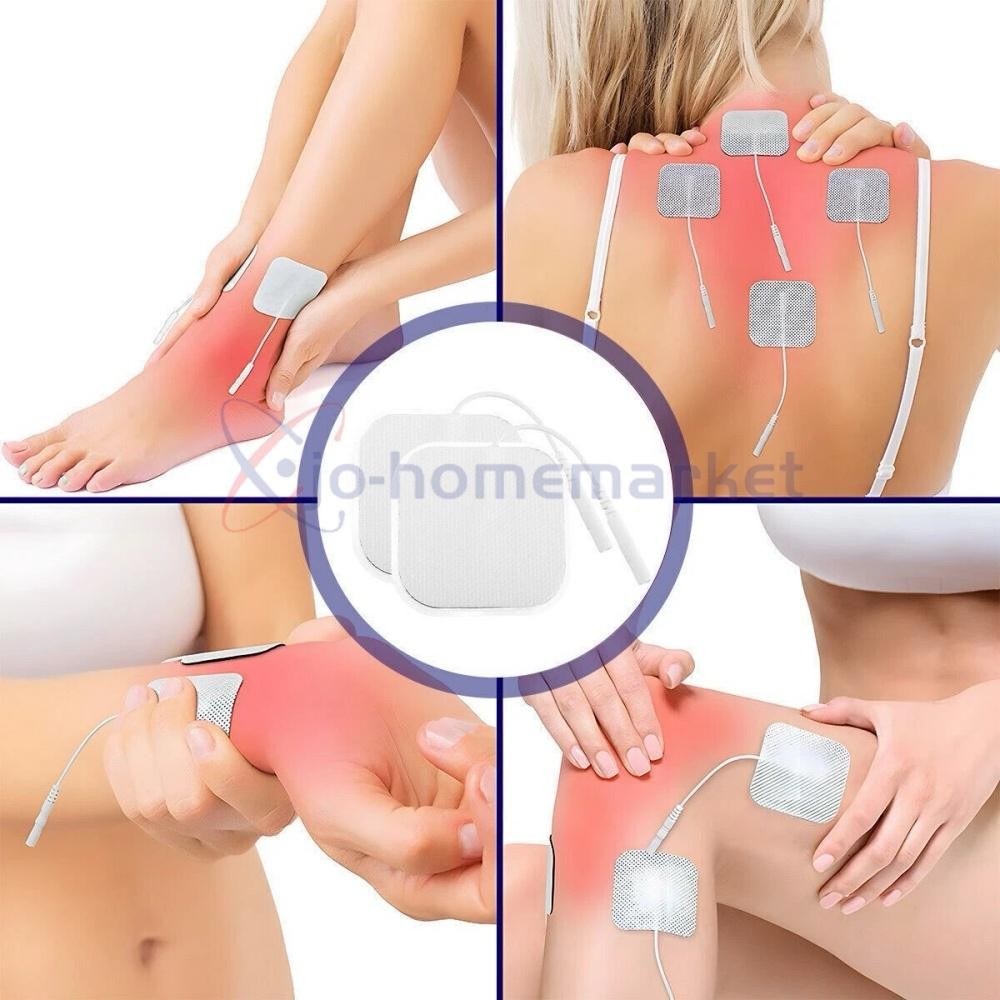 20-100PCS TENS Electrode Pads EMS Muscle Stimulator Replacement 2X2