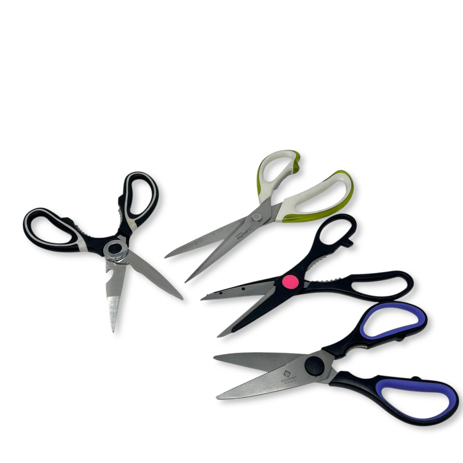Dorco, Gourmet Kitchen & Unbranded Shears Set, Mixed Kitchen Scissors, 4 Pcs