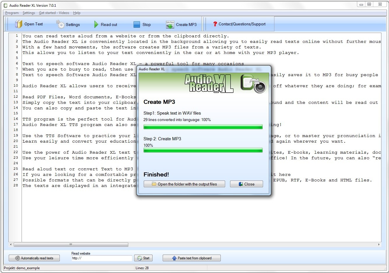 AUDIO READER XL (American) (2026) - DOWNLOADVERSION