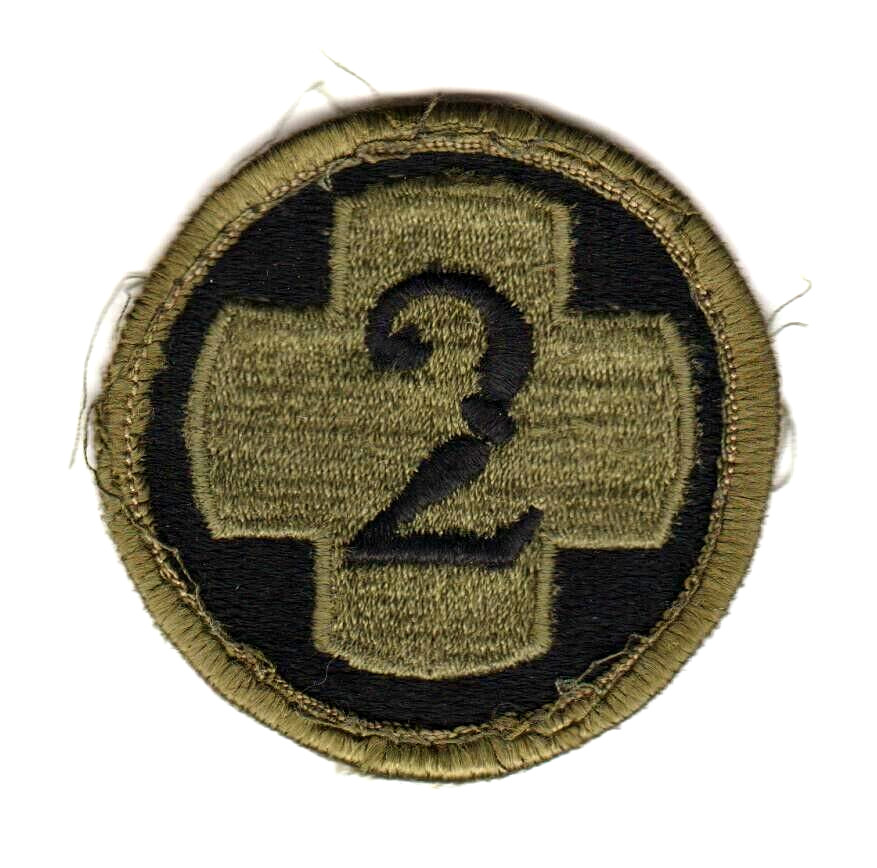 US ARMY 2nd MEDICAL BRIGADE Olive/Drab Patch