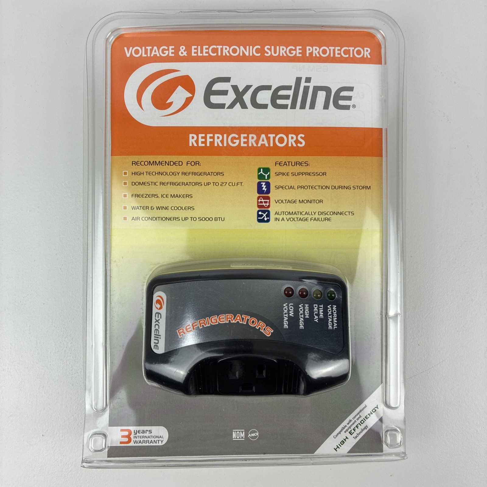 NEW Exceline Electronic Surge Protector for Refrigerator/Freezer/Air Conditioner