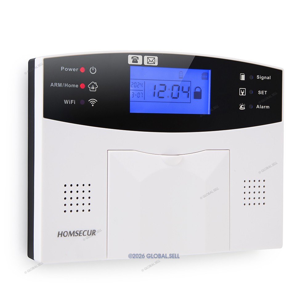 HOMSECUR APP Controlled Wireless &wired WIFI 4G Home Security Alarm System