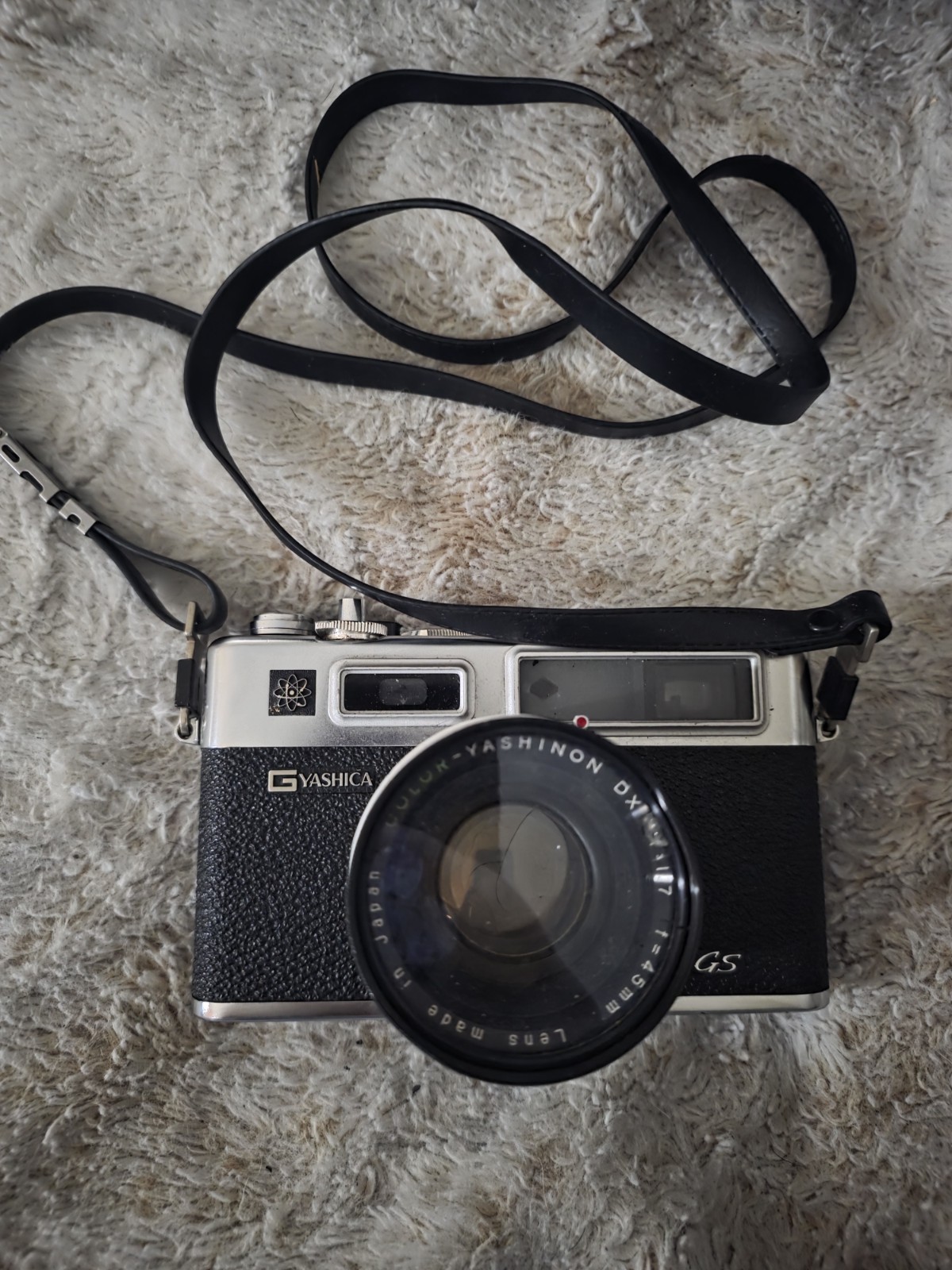 Pristine Vintage Yashica Electro 35 GS 35mm Rangefinder Camera UNTESTED W/ Case