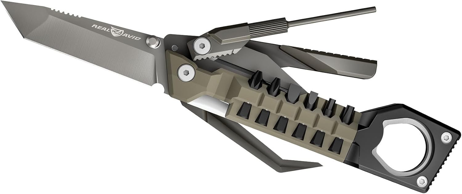 19 in 1 Pistol Multitool for Gun Maintenance with Knife & Wrench