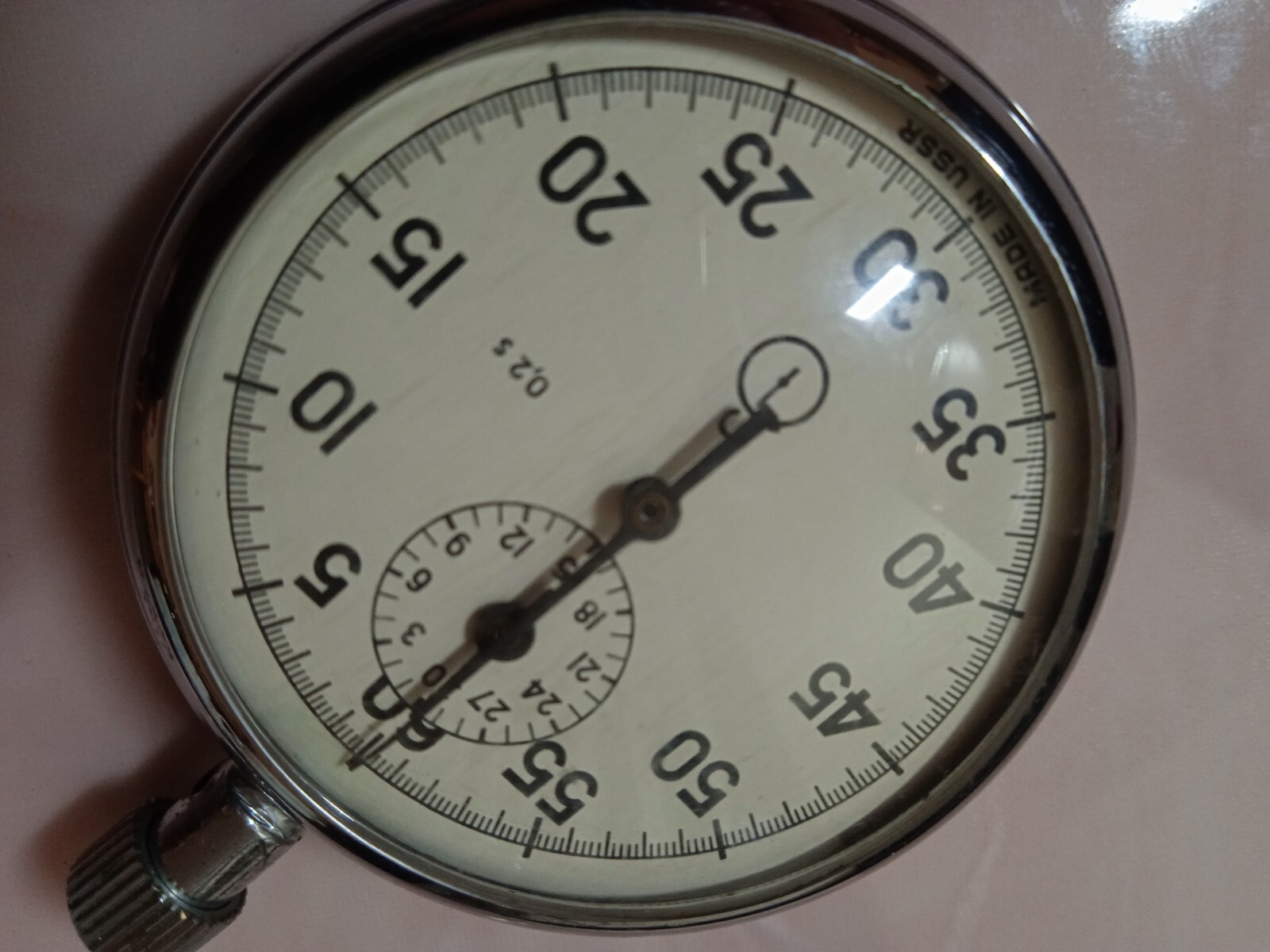 Soviet mechanical stopwatch Agat.