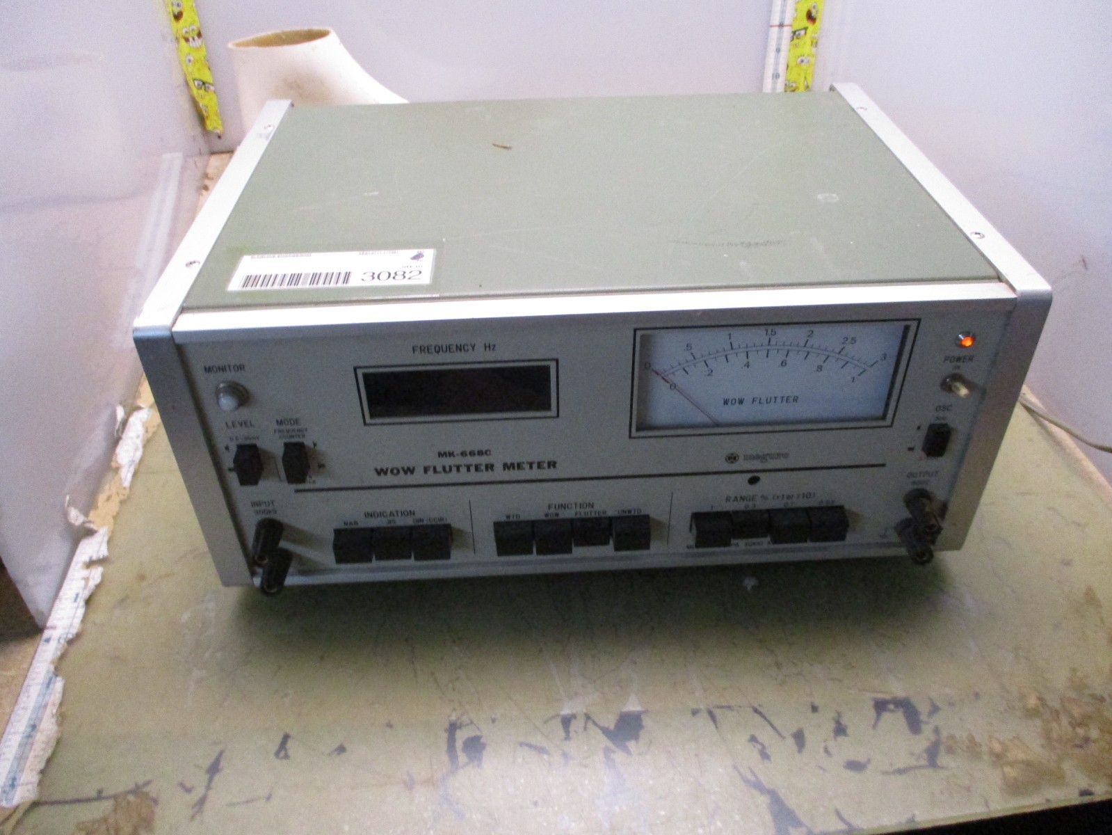 meguro mk-668c wow flutter audio meter 3kHz [5*O-12]