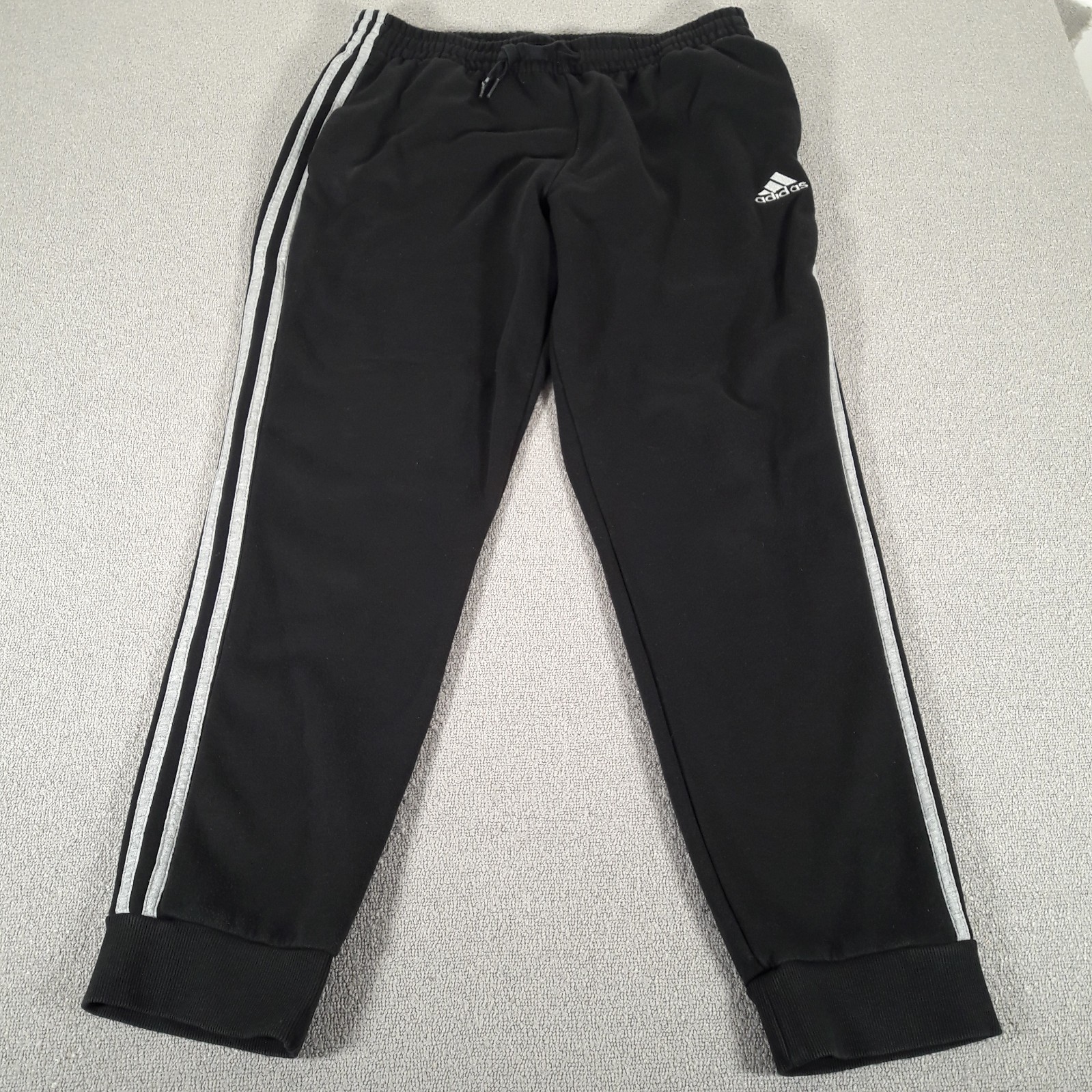 Adidas Mens Tracksuit Bottoms XL Regular Tapered Joggers Gym Training Running