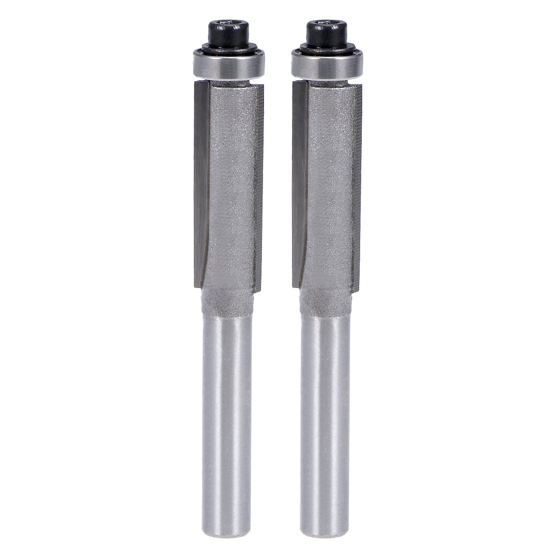 Router Bit 1/4" Shank 3/8" Dia 26mm Depth Flush Trim Bit Bearing Carbide 2pcs