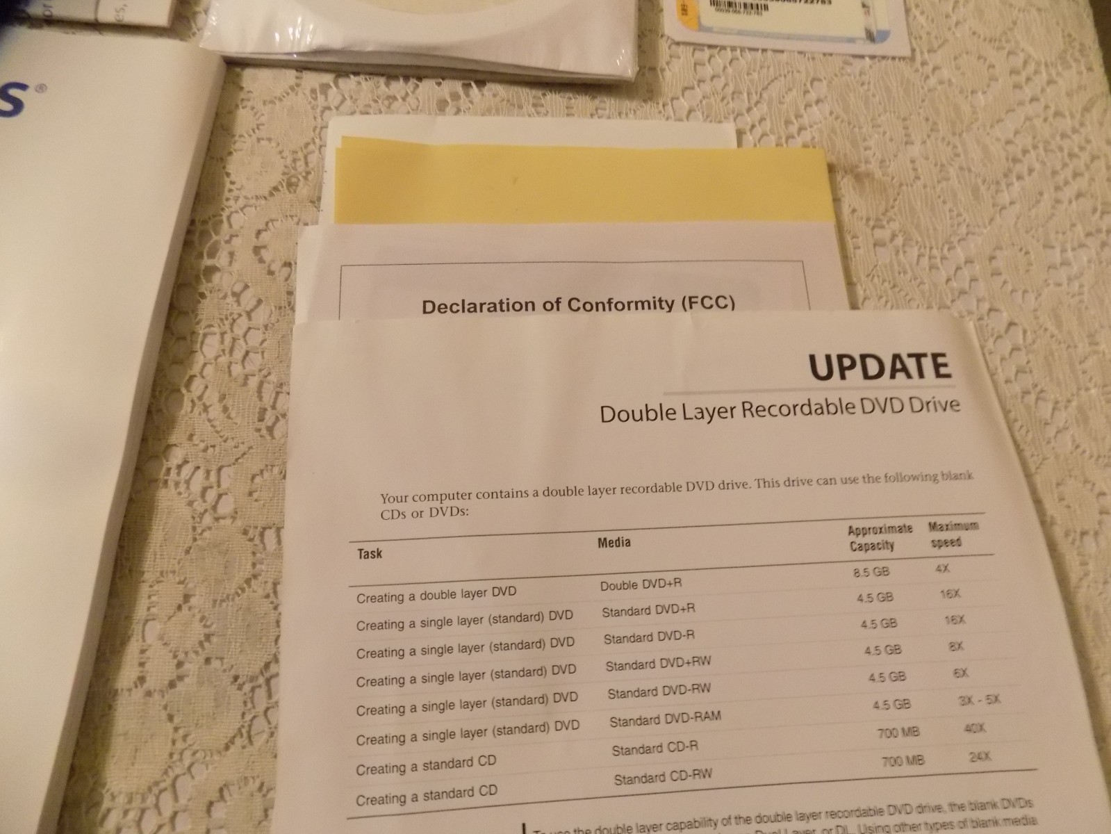 Emachines Desktop PC User's Guide - With Paperwork, & Sealed Disc's , Unused