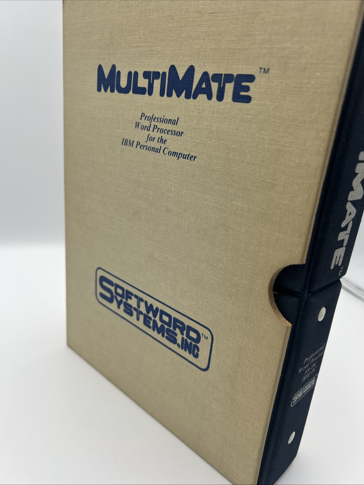 1982 MultiMate Pro Word Processor for IBM PC Manual +5 floppy disks, Good Cond!