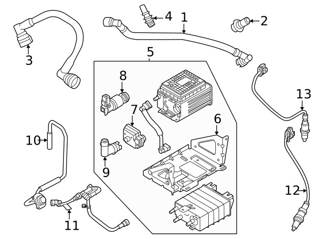 Genuine Ford Oxygen Sensor H1BZ-9F472-E