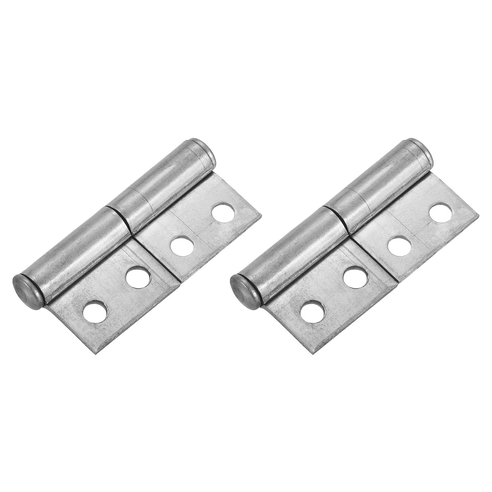 2 Pack 2-5/8" X1-1/7" Carbon Steel Weld on Door Hinges with Pre-punched Hole