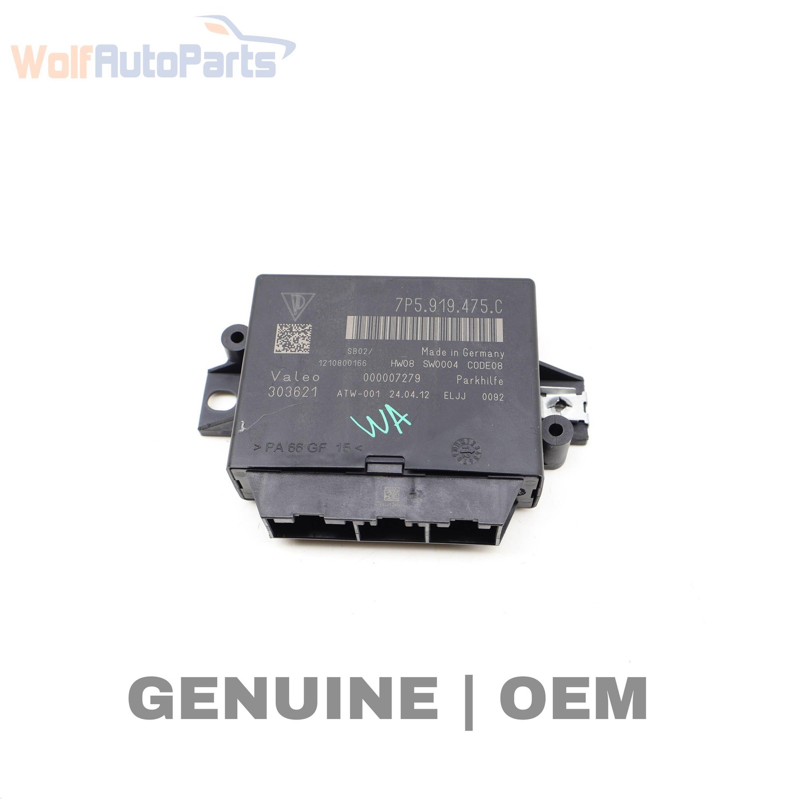 2012-2014 PORSCHE CAYENNE - PARK Assist Control Module 95861804201